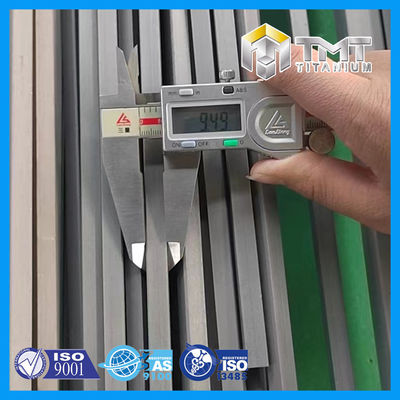 BARRA QUADRA PIANA IN TITANIO ASTM B348 GR.1/GR.2